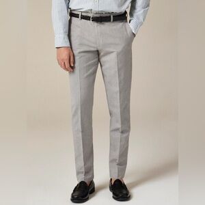 J. Crew Gray Slim-Fit Dress Pants